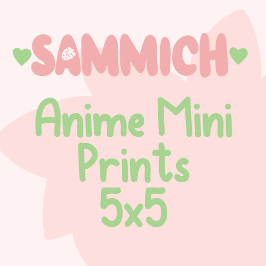 Anime Mini Prints