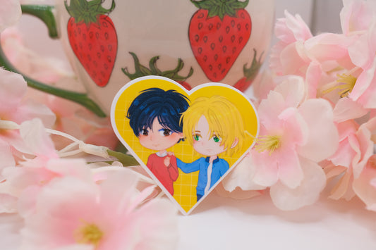 Banana Fish AshEiji Couple Sticker