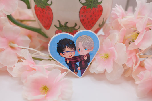 Yuri on Ice Victuuri Couple Sticker