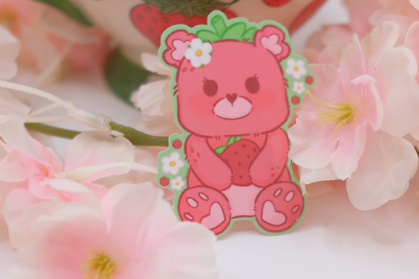 Strawbeary Sticker