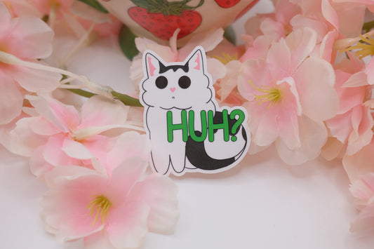 HUH? Cat Sticker