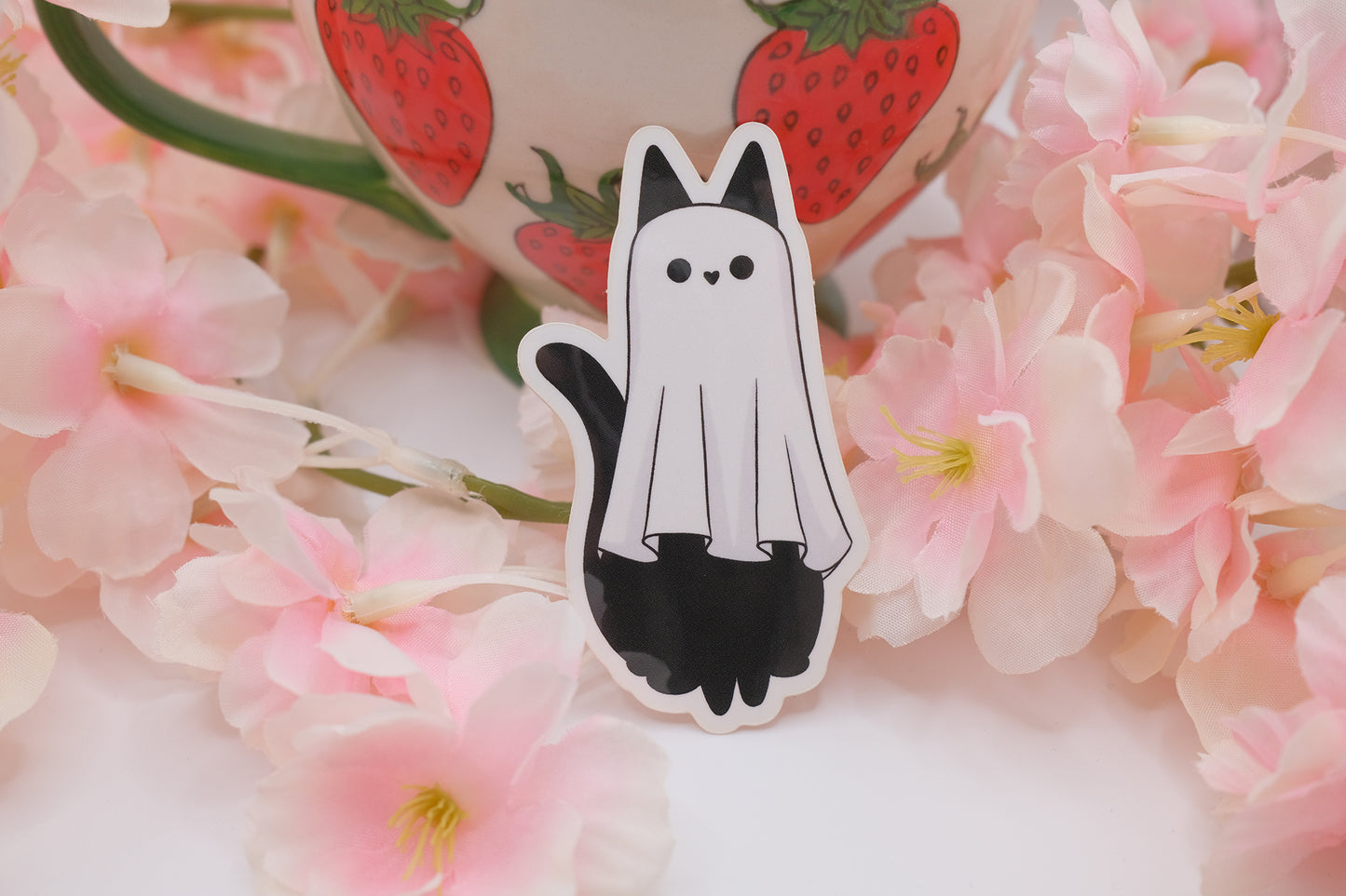 Ghost Cat Sticker