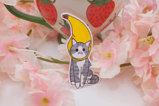 Banana Cat Sticker