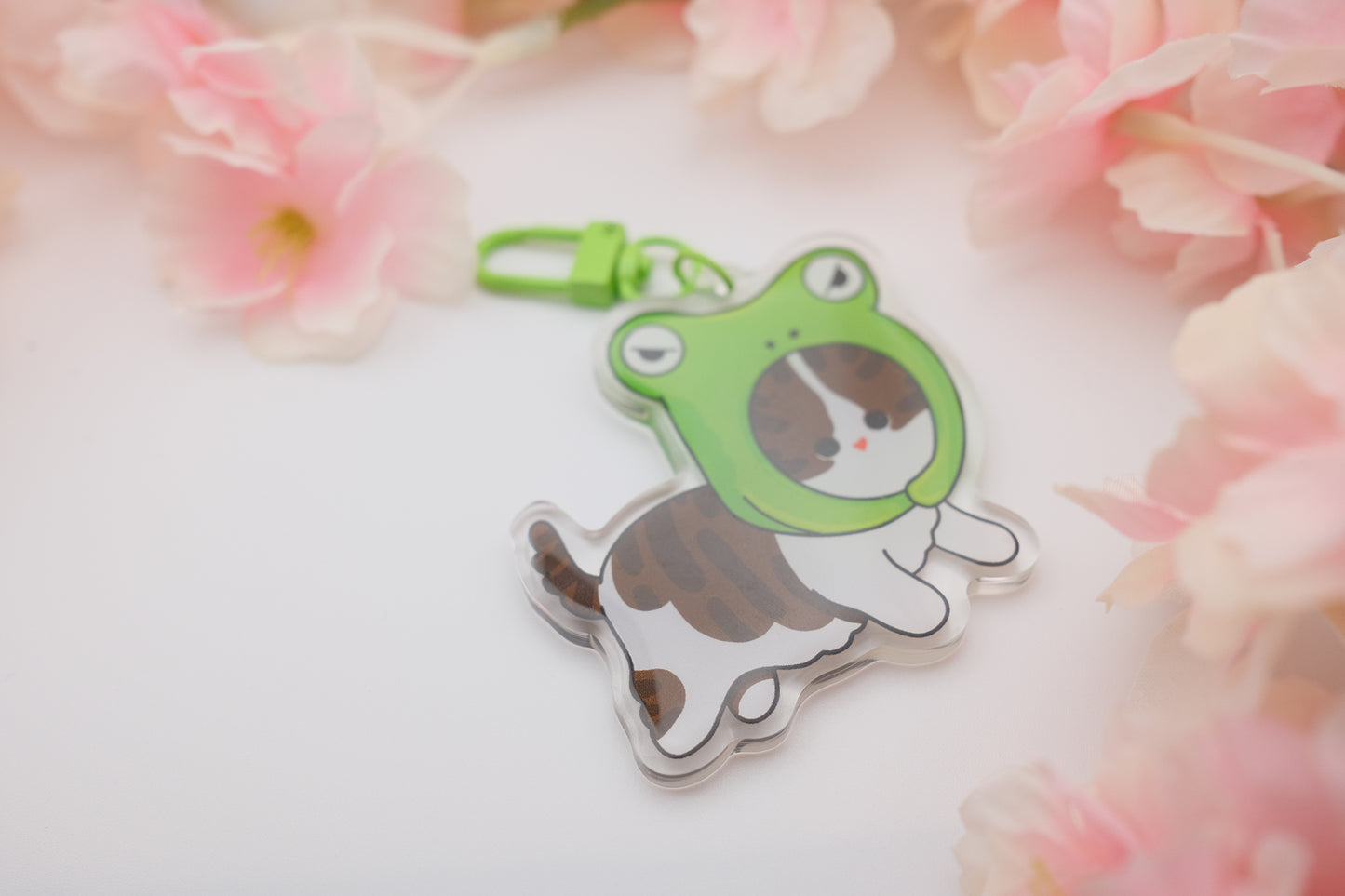 Frog Cat Keychain