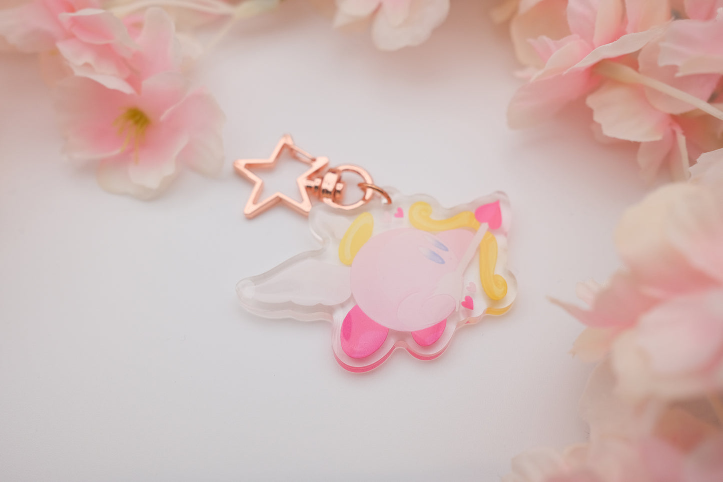 Cupid Kirby Keychain