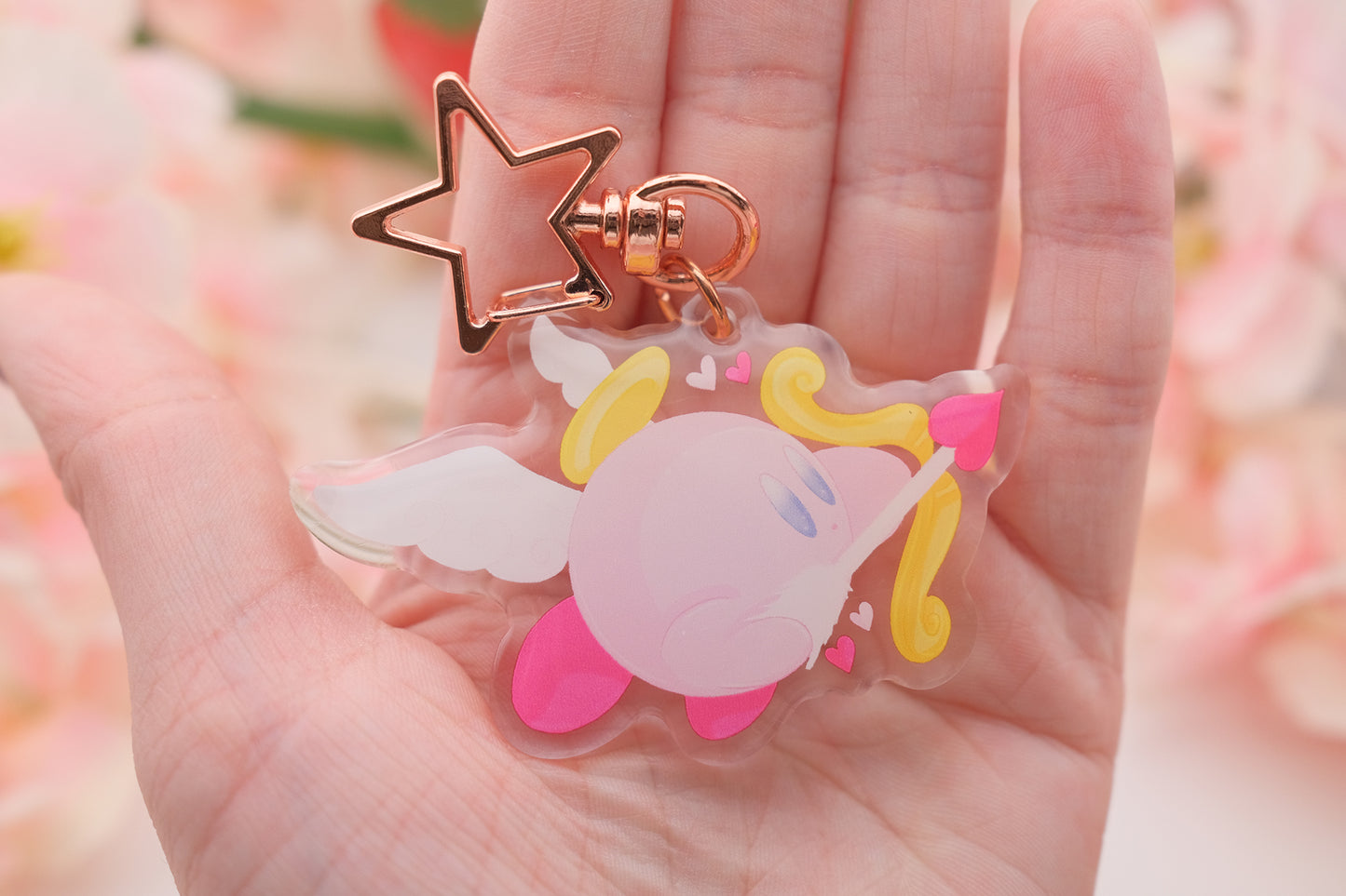 Cupid Kirby Keychain