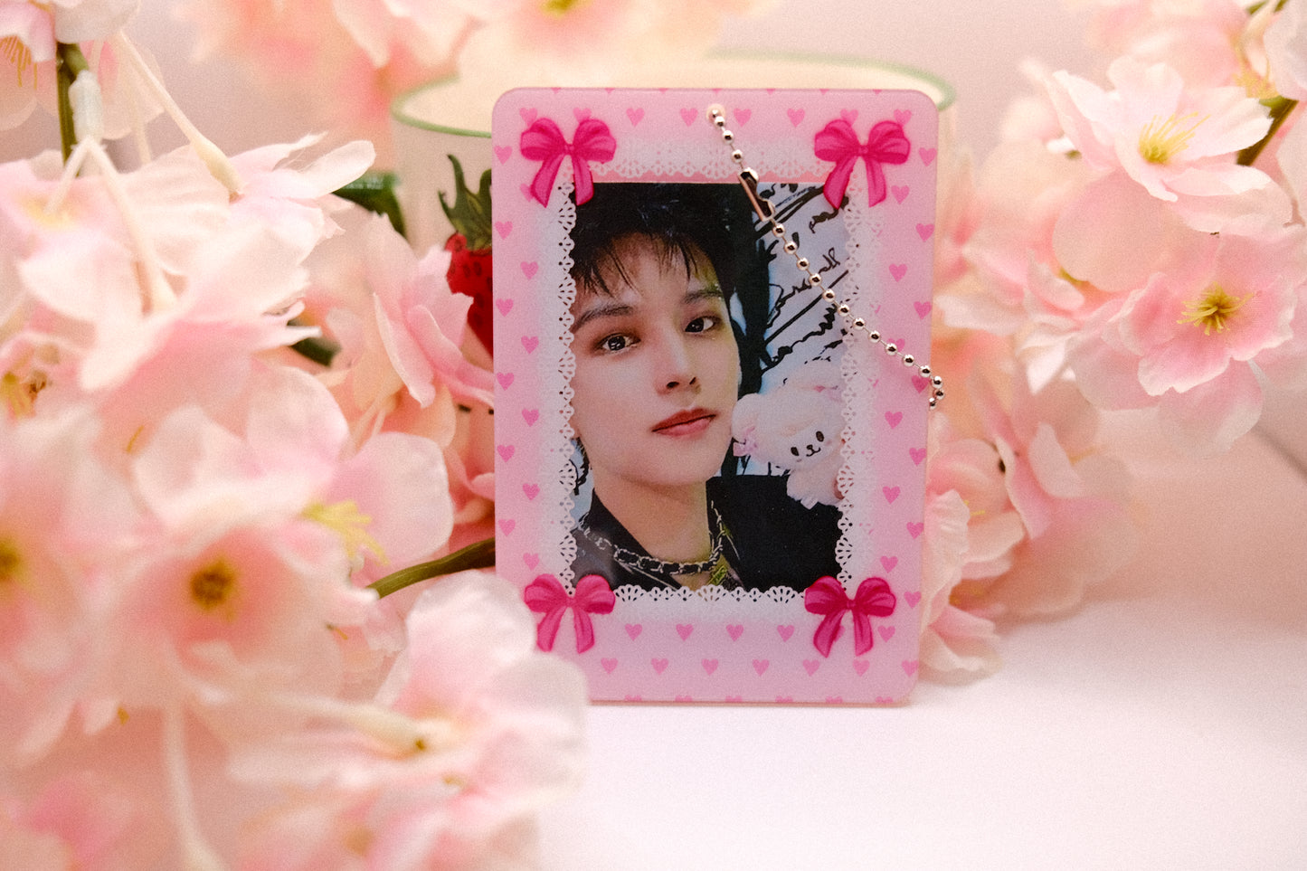 Pink Coquette Acrylic Photocard Holder