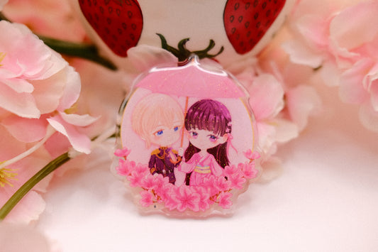 My Happy Marriage Couple Acrylic Pin