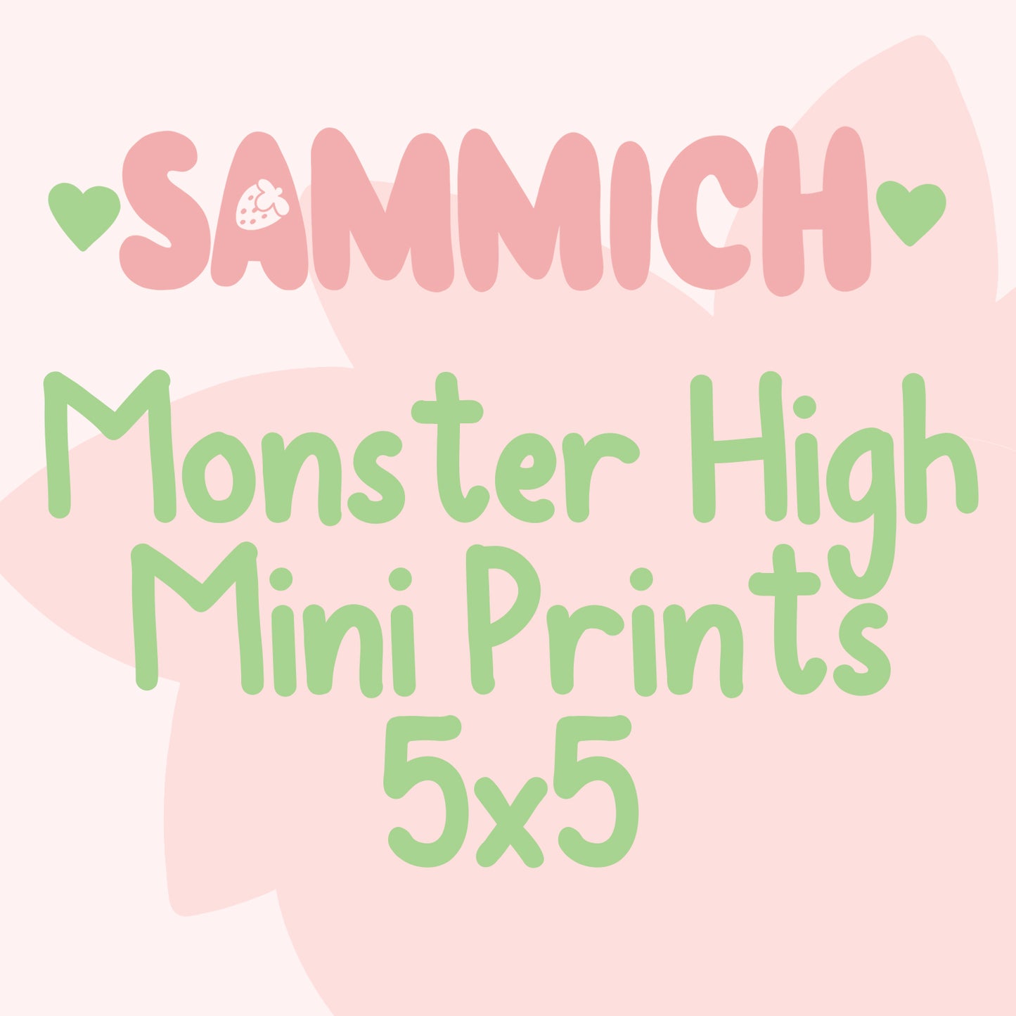 Monster High Mini Prints